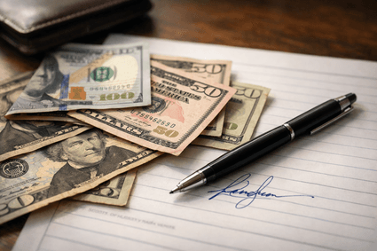 Budget planning dashboard showing financial management tools